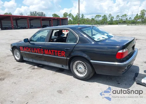 1997 BMW 740Il from USA, damaged, VIN WBAGJ8327VDM01744